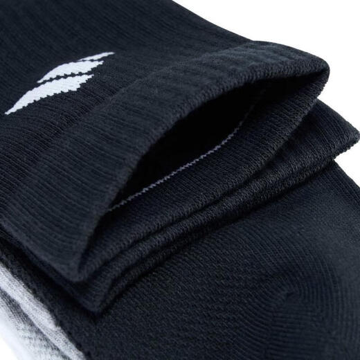 ADIDAS阿迪达斯运动袜男袜女袜新款休闲袜三双装跑步训练中筒袜子JC9272 JC9272 黑白灰/三双装 S【37-39】