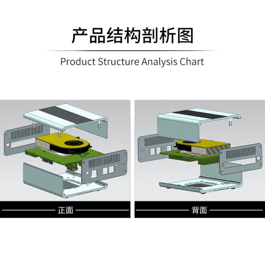 
Changwang Microcontrol 12th Generation 13th Generation Core Series I3-1215U/I5-1235U/I5-1240P/I3-1315U/I5-1335U/I7-1355U Mini Host with Fan i3-1215U (bare system including power supply) No memory/no solid state