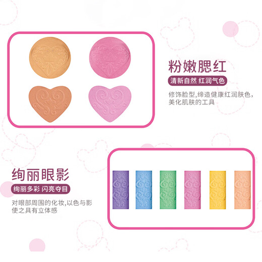 Mama und Papa Kinderkosmetik ungiftiger Set Make-up Box Toys Mädchen Performance Lidschatten Nagellack Lippenstift Geburtstagsgeschenk