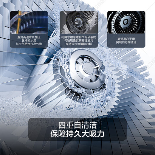 华帝（VATTI）油烟机 侧吸式 抽油烟机家用 24立方大吸力 自动清洗 油烟机燃气灶 一级能效烟灶套装 变频静音142 两件套天然气丨搭大火力爆炒灶丨i11142+73B
