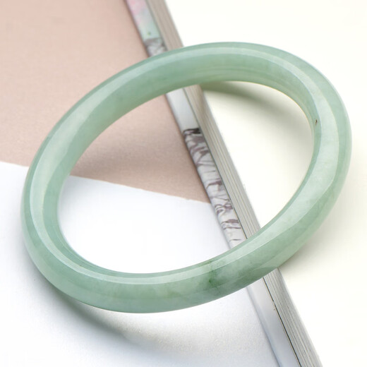 Mai Jade oder fragen nach Geschenken für den chinesischen Valentinstag Jade Armband Lady Ece-Bottomed Hell Green Floating Blumen Jade Armband Jade Armband etwa 54 mm C6628X