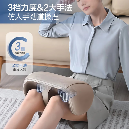 CHIGO foot and leg massager birthday gift Philips same model leg slimming hot compress artifact foot massage machine for parents and elders knee thigh calf foot massager joint physiotherapy white model constant temperature hot compress + 3-level adjustment