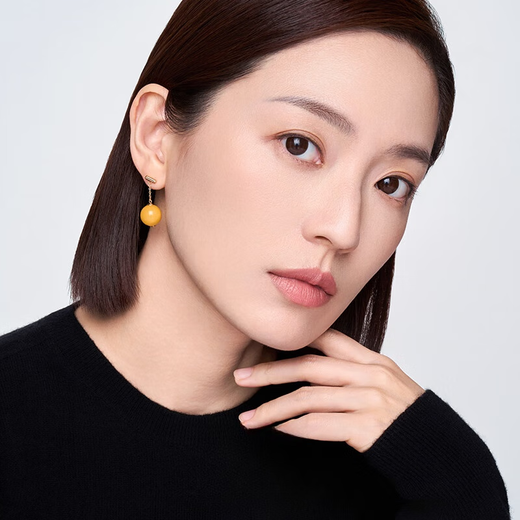 Hande Beeswax Earrings for Women 925 Silver Earrings Design Light Luxury Fashion Elegant Temperament Birthday Gift for Wife and Best Friend S92 S925 Silver & Beeswax