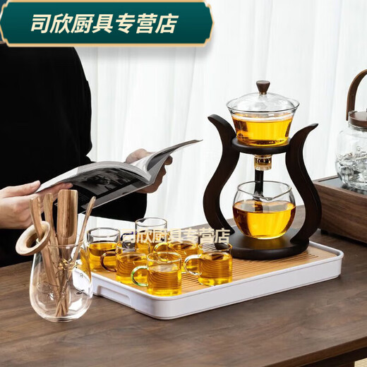 Baichunbao automatic lazy teapot household semi-full induction tea brewing Kungfu magnetic suction Huiyue covered bowl 1 life