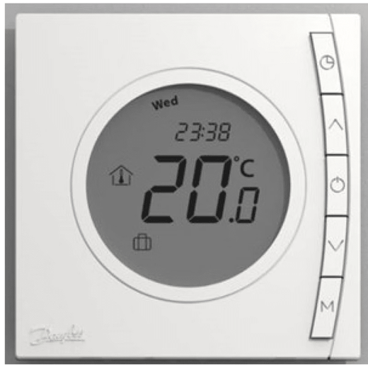 Danfoss thermostat hydroelectric floor heating 440 electric floor heating temperature control switch wifi switch big eyes WT-D/P electric heating light commercial model ECtemp-440 programming