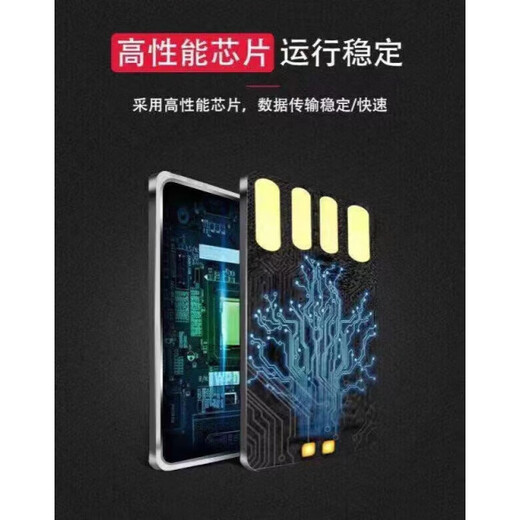 手机安卓电脑通用优盘高速3.0三合一大容量1T金属定制u盘 银色 三合一接口256G