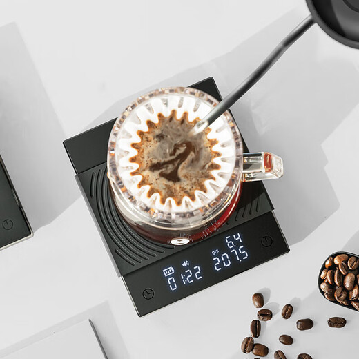 Taimo Black Mirror BASIC intelligent multi-functional hand-brewed coffee scale, bar counter weighing and timing electronic scale, baking scale