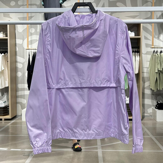 耐克（NIKE）外套女装2024夏季新款运动服梭织透气连帽上衣夹克DM6180-690 DM6180-511紫色 XL