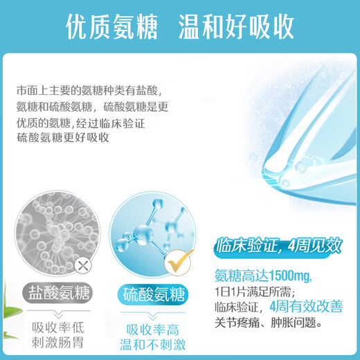 Swisse斯维诗 氨糖维骨力1500mg 成人中老年关节养护 180片/瓶