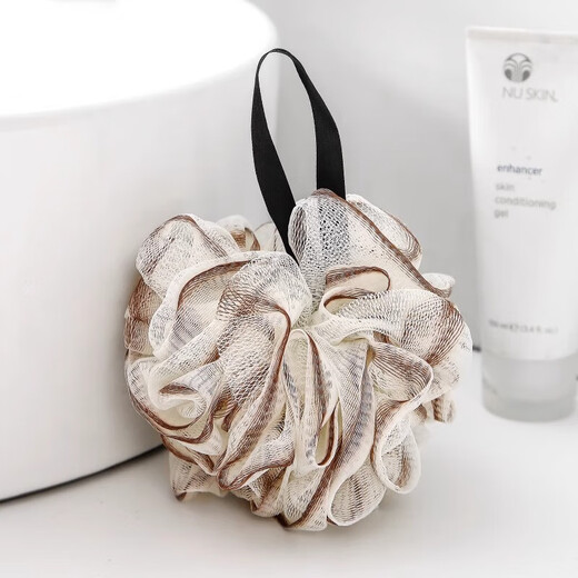 Bath ball, pet bath flower, foaming bath supplies for cats and dogs, large bath flower that does not scatter when soaking in the bath, ordinary bath ball - random color - 1 piece