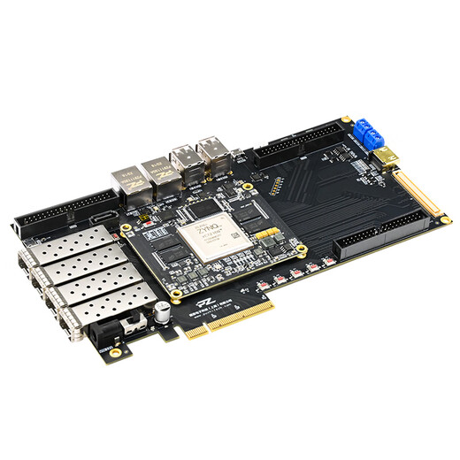 璞致FPGA开发板 xilinxZYNQ7035  XC7Z045PCIe 光纤XC7Z100 4.3寸LCD套餐 PZ7100-KFB-900-专