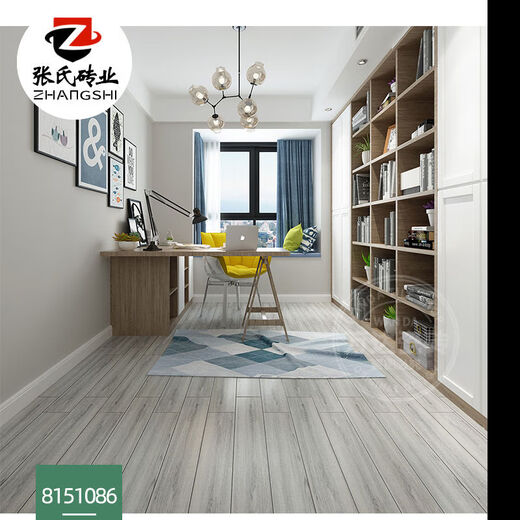 Chambre carreaux de grain de bois d'origine 150x800 Imitation carreaux de sol en bois massif salon carreaux de plancher antidérapant carreaux de bande de grain en bois japonais 15807