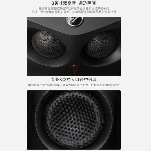 HiVi ET800 active KTV speaker home theater TV karaoke Bluetooth speaker with wireless microphone