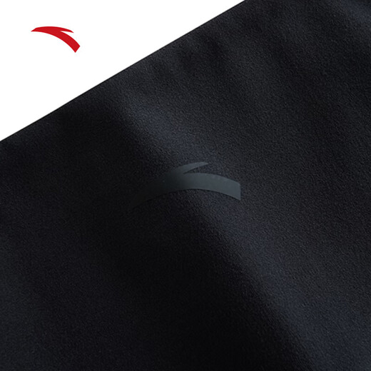 ANTA velvet tight trousers, women's autumn and winter new high-waisted tummy-tightening butt-lifting Pilates outer wear yoga pants sweatpants, basic black-1 XS (female 155)