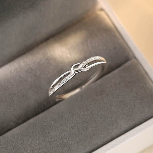 Core luxury 999 sterling silver ring ring for women, versatile pure silver open ring, niche light luxury ring, index finger ring, birthday gift, star ring