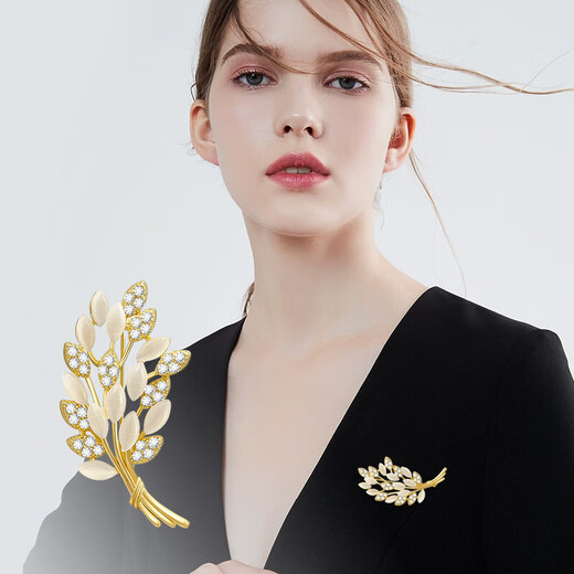MIMORE high-end brooch women's exquisite niche suit corsage brooch set fashion temperament luxury accessories