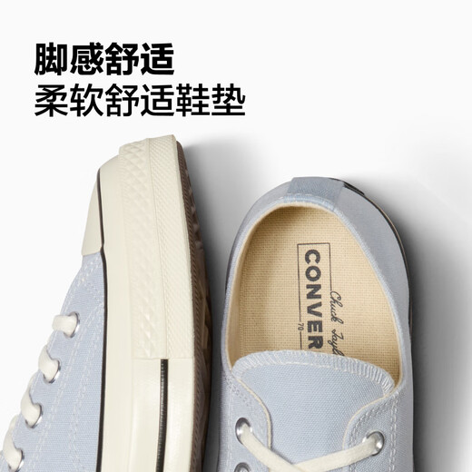 Converse Official 1970er Frühling Frühling Neue Männer und Frauen Sport Low-Top-Leinwandschuhe Cloud Blue Grey Blue A06522C A06522C 41