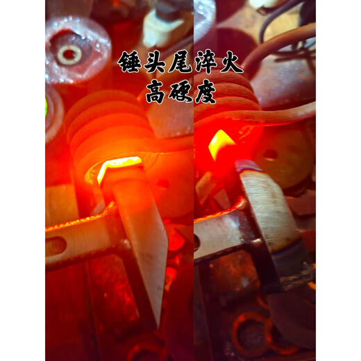 好当家杨家地老师傅铝模专用锤子新款凹槽鱼鳞防滑铝膜工具锤子铝模锤 250g下斜扁嘴  凹槽鱼鳞防滑柄