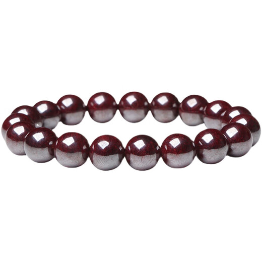 Aitkel Original Cinnabar Bracelet Raw Stone Ring High Content Bracelet Born in the Year of the Dragon as a Birthday and New Year Gift for Boyfriend and Girlfriend 14mm Bead Diameter Domineering Men's Style