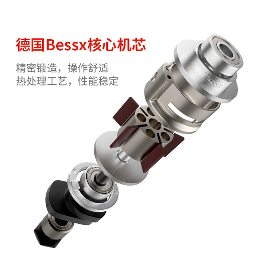 bessx贝禧德国品牌气动打磨机工业级干磨机气磨机高速偏心5mm汽动抛光 B9203a【5寸工业耐用高速型】