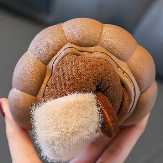 Tiaodegao Children's Cotton Shoes Winter 2024 New Cartoon Warm and Non-slip Boys and Girls Home Outdoor Baby Furry Cotton Shoes for Women Brown Color Size 26/27 Inner Length 16.5CM Approximately 3-4 Years Old