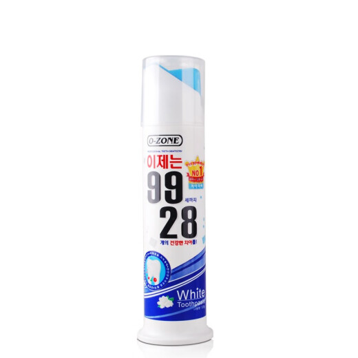 
O-ZONE imported 9928 pearl porcelain cleaning toothpaste baking soda tooth solid tooth white to remove mint flavor three-dimensional pump pearl porcelain cleaning 120g*4 pieces