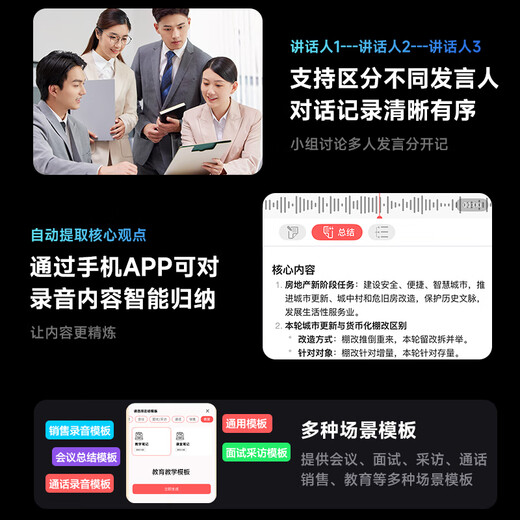 Newman 32G voice recorder Ai smart V5pro to text text super long standby meeting minutes business training translation recording artifact lawyer portable professional high-definition noise reduction