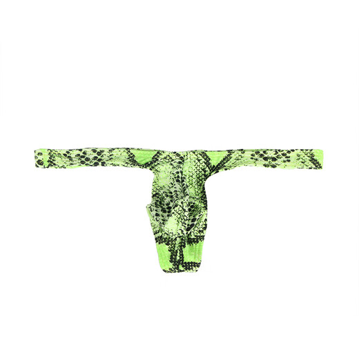 Kang Mengdi sexy underwear men's bed sexy temptation large size gay special thong hot open crotch sexy free to take off MP231 green 2XL (recommended 161-180Jin Jin equals 0.5 kg)