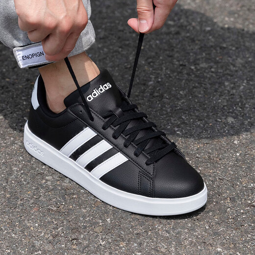 Zapatos casuales adidas zapatos para hombres zapatos para mujeres nuevos zapatos deportivos grandes cortes 2.0 zapatos de moda y versátiles gw9196 negros 41 (255 mm)
