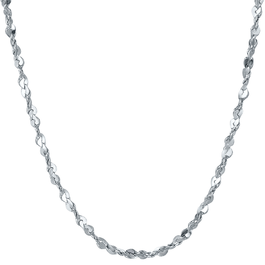 Saturday Fortune PT950 platinum necklace with gypsophila chain PT050890 about 2.23g 42cm birthday gift