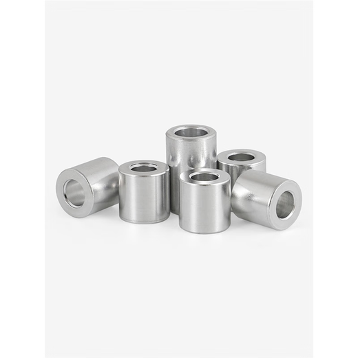 Bingneng metal aluminum sleeve gasket shaft sleeve aluminum alloy sleeve thickened round flat washer model screw spacer isolation column 6.5*outer diameter 20*8 10 pcs