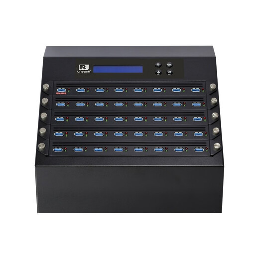 UReach佑华UB-B3908S1高速USB3.2移动硬盘U盘拷贝机批量快速拷贝复制克隆系统配SATA/M.2/NVME固态SSD UB-B3948S1/1拖47 USB3.2拷贝机