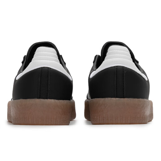 Adidas (adidas) trèfle chaussures pour femmes 2025 hiver nouvelles chaussures de sport SAMBAE chaussures d'entraînement moral t-head sport et baskets décontractées JI1350 noir semelle épaisse 36