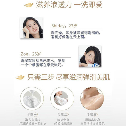 Dove Soap Softening Cream Fragrance Bar Value Pack 90g*3 Bars