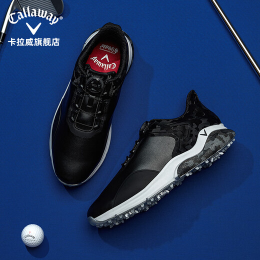 
Callaway Golf Shoes Men's Spiked Shoes BOA Knob Tour-grade Golf Men's Sports Shoes M598 White M598-20 41