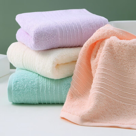 Gold towel pure cotton 100% cotton face towel 100% cotton absorbent face towel Xinjiang cotton type A towel 4 pack