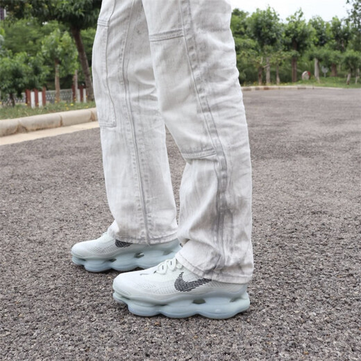 Nike Air Max Scorpion FK Nuevo Rebojo de desgaste bajo tope Rebound de patas de caza completa Sports Running Sports FQ2694-001 Blanco Gris 42.5