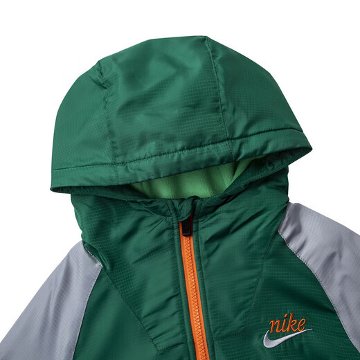 NIKE 耐克童装男童复合夹克冬季新款儿童保暖加绒连帽外套