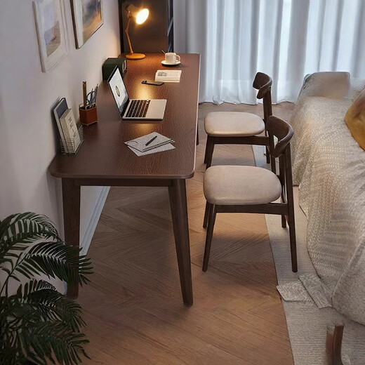 LEADTEK all solid wood desk narrow long table double home student study table computer desk desk workbench writing table all solid wood single table 120*40*75