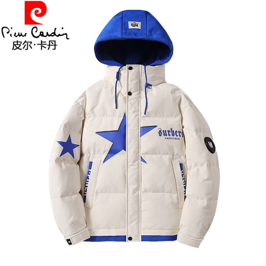 皮尔卡丹（pierre cardin）青少年棉衣外套男孩初中高中学生假两件羽绒棉服大童冬装加厚棉袄 677黑色(加棉加厚) 品质保证 L 100-120斤左右