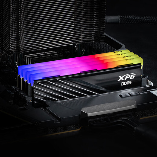 ADATA 24G/48G (24G*2) set DDR5 6000 frequency AI computer accessories desktop memory bar Longyao D500G RGB light bar C28 timing Hynix new Mdie C28/new Mdie D300G 6000 black light bar 24GB 1 bar (24G*1)