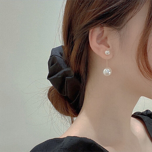 Yichan long tassel imitation pearl earrings for women, beautiful niche design high-end earrings 2025 new hot style earrings pearl earrings 100000