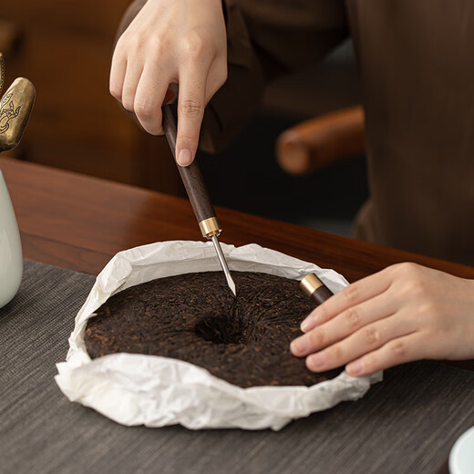 SUSHI CERAMICS tea set accessories Yingqing tea ceremony Liujunzi ebony tea needle spoon holder tea shovel tea clip