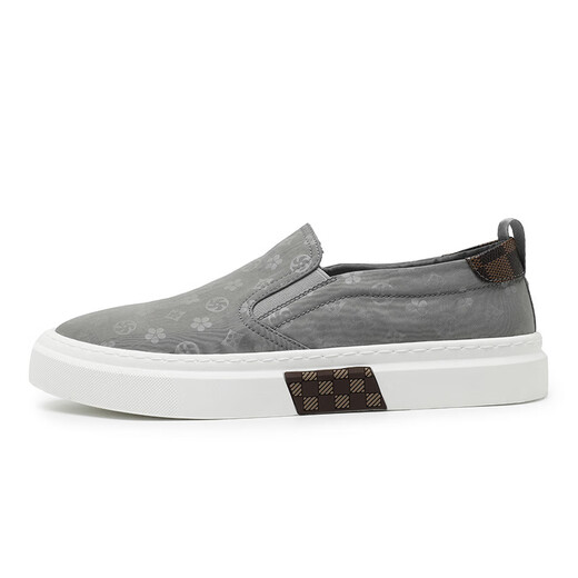 TYKT brand casual shoes men's one-foot canvas shoes summer breathable men's foot cloth shoes lazy shoes black yellow sole 41