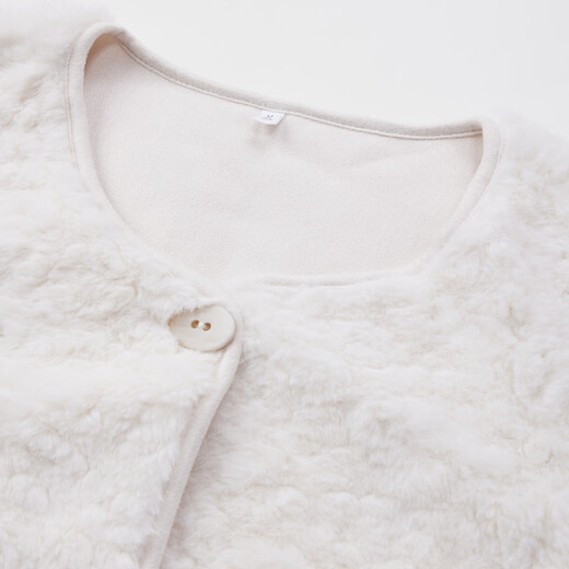 IEF/Aiyifu Slightly Fat 2025 Winter New Lamb Fur All-in-One Jacket Fashionable and Versatile Top Apricot XL