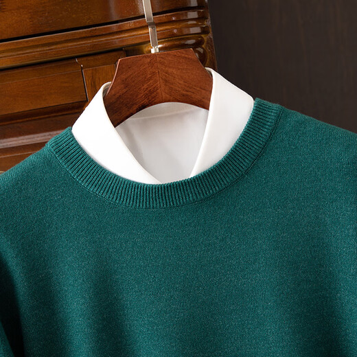 Pull pour hommes basique automne et hiver classique rond coule de base de base de bases de base.