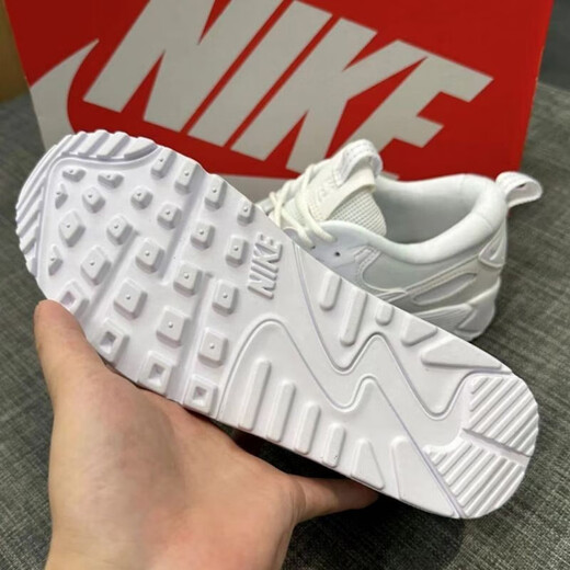 Nike (NIKE) women's shoes sneakers summer new AIR MAX air cushioning shoes cushioning shoes low top breathable casual shoes DM9922-101 white 37.5