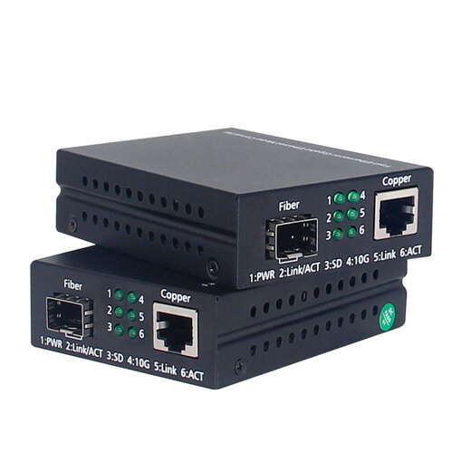 辰飞扬 万兆光纤收发器SFP+10G万兆单模多模光纤收发器万兆光电转换器 万兆收发器（不含模块）1台