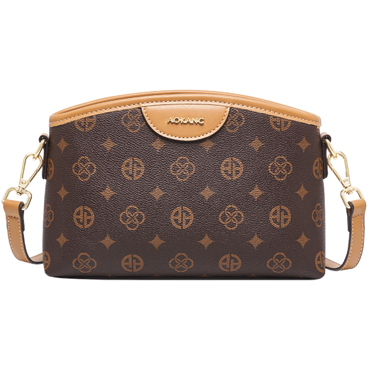 Aokang bag women's bag 2025 trendy retro small square bag light luxury crossbody shoulder bag birthday gift for mother and wife