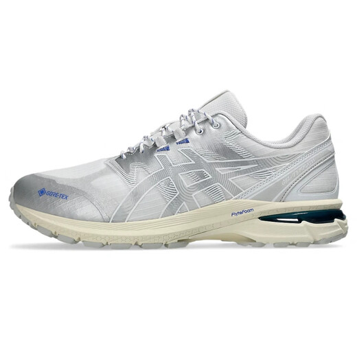 ASICS Chaussures pour hommes Gel-Terrain GTX automne et hiver Nouveau imperméabilisation d'usage antidérapant sans glissement extérieur chaussures de sport pour hommes riz gris-blanc 1203a457-100 37